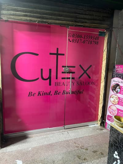 Cutex Beauty Saloon — Complete Salon Setup for Sale (0343-4311386)