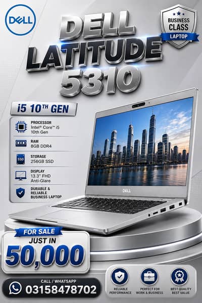 Dell i5 10th Gen | Dell Letitude 5310 8/256