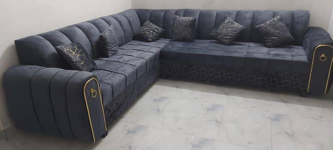 SOFA L SHAPE 7 SEATER BRAND NEW FOR ORDER PLZ CALL 03454779960