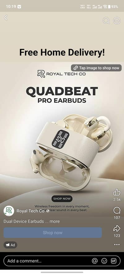 Royal airburd new 2in One few days use ke ha