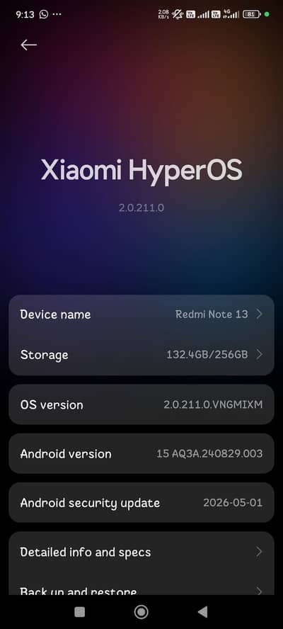 Redmi Note 13 Pro 8/256GB – Original Box &