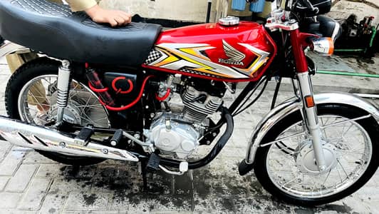 Honda 125 biomatic on the spot
