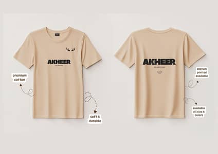 Drop shoulder Tees