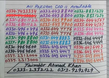 Ufone Pair Numbers