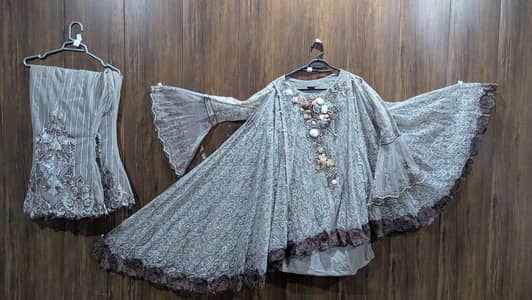 butterfly shape  fancy net bagy skirt