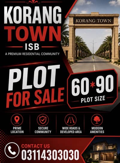 Centrally Located Residential Plot In Korang Town Is Available For sale