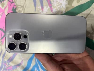 iPhone 15 Pro Max 512GB PTA | Natural Titanium | Box + Old Panel