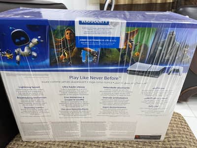 ps5 slim jumbo sealed box packed