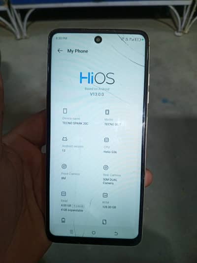 Tecno spark 20c 4/128 rate yai finl h dil kre to msg kre
