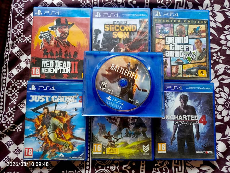 PS4 Games Disc 0