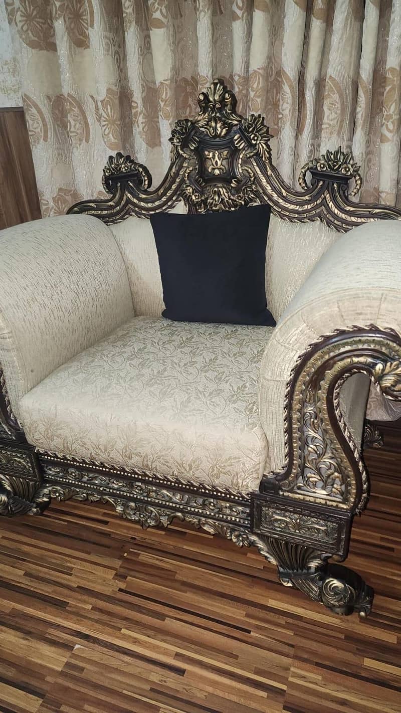 Chinioti solid wood 7 seater sofa 7