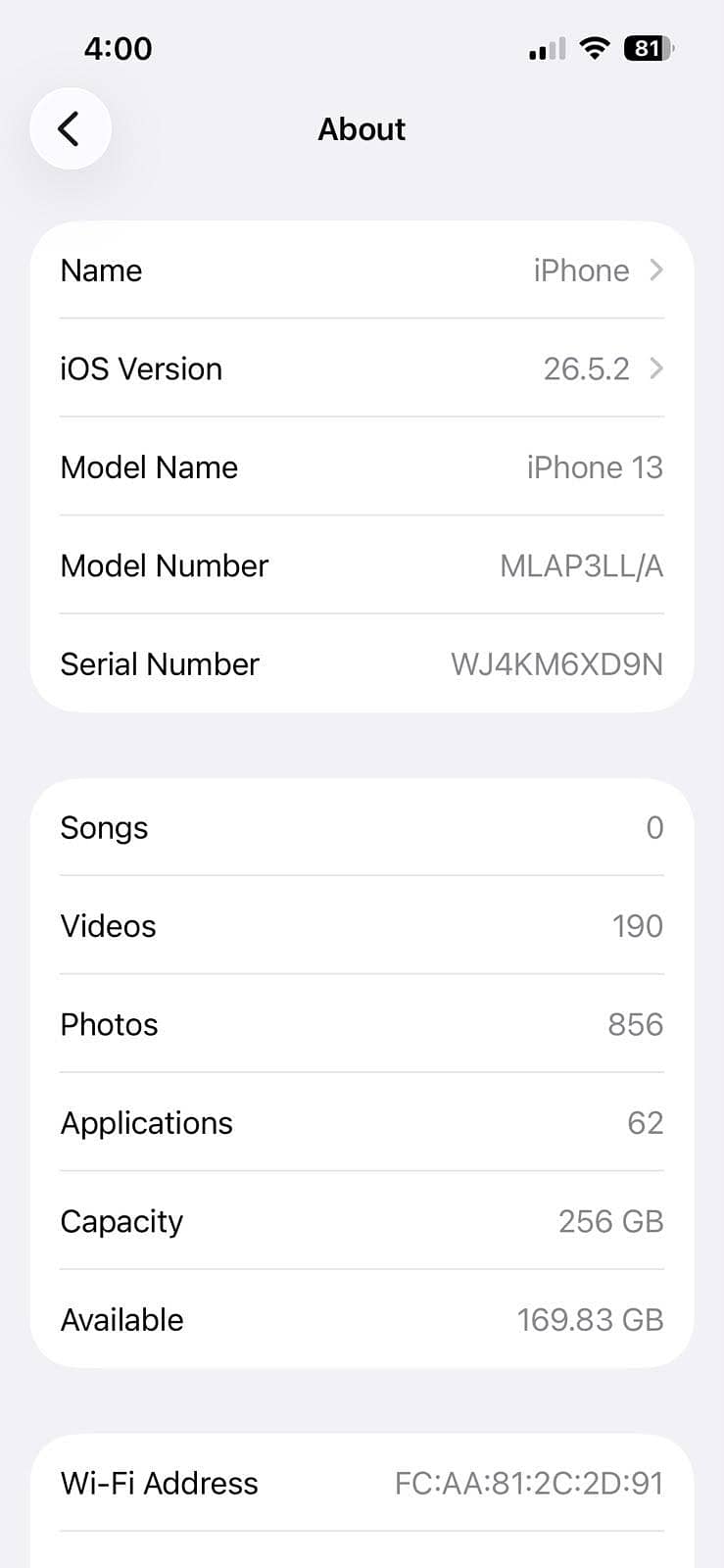 iPhone 13 4