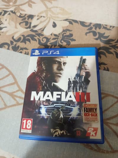 PS4 CD Mafia 3 open world game Mafia PS4  game new condition 15 days