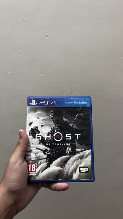 Ghost of Tsushima GOT ps4 game cd disk