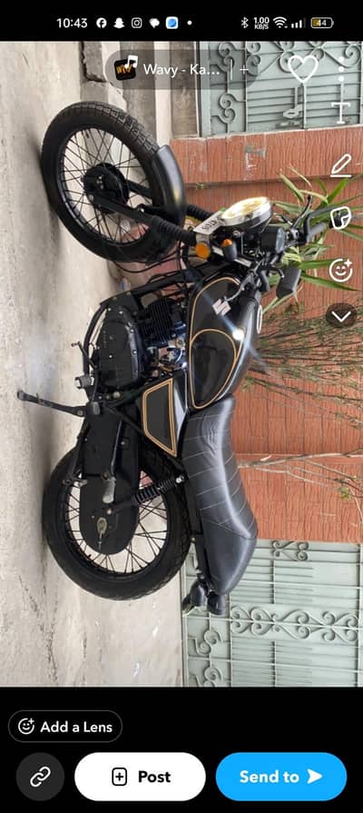 brand new GS 150 cafe racer