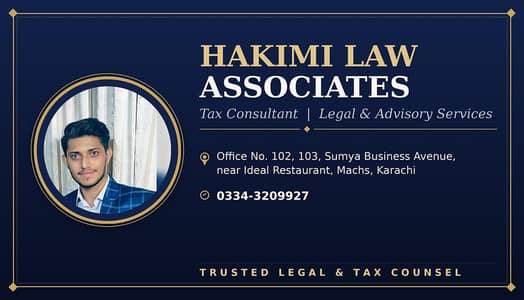 Sales Tax/Income Tax Return/Audit/FBR/Tax Filer/NTN/GST/FBR