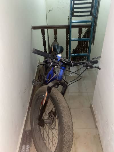 New cycle fat tyre only 5 days used