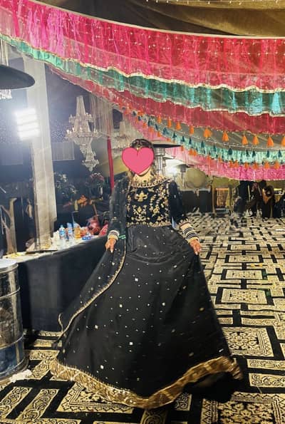 Elegant black Lehnga Choli