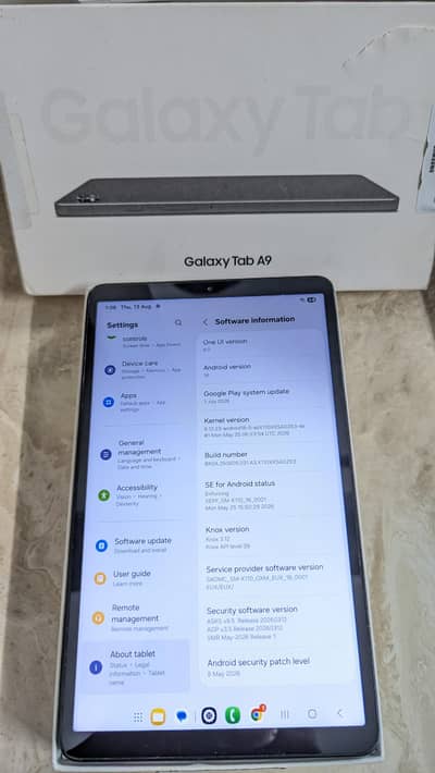 Samsung Tab A-9 with Orignal box