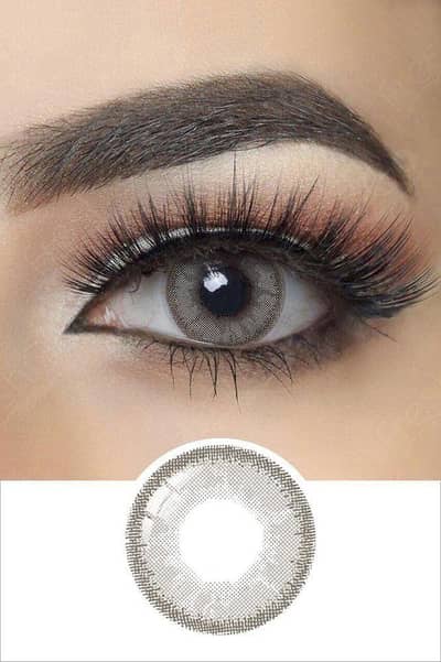 Stylish Colored Contact Lenses – Grey, Blue, Green & Brown | 1 Pair