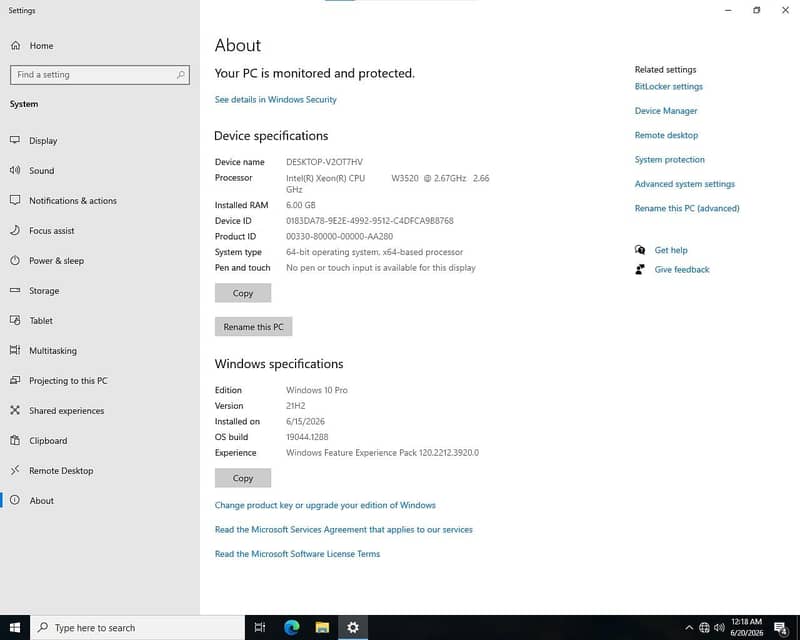 Hp Pc Computer 0