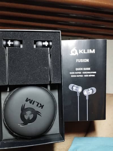 KLIM Fusion Earbuds with Microphone + Long-Lasting Wired Ear Buds