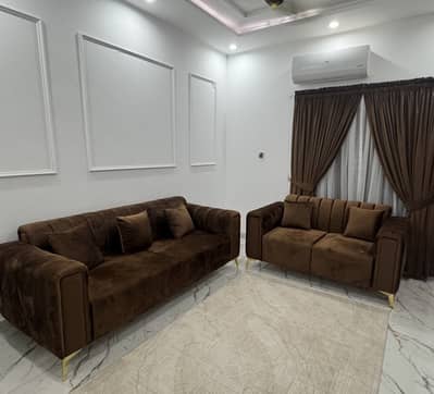 5 Seater Brown Sofa