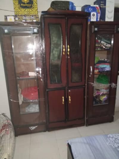 3 doors Wardrobe Available for sale