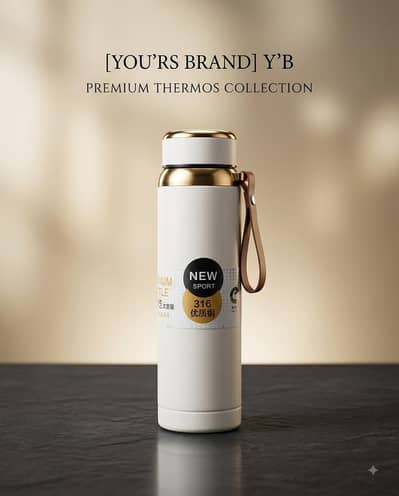 Premium 316 Stainless Steel Vacuum Thermos Bottle – Hot & Cold