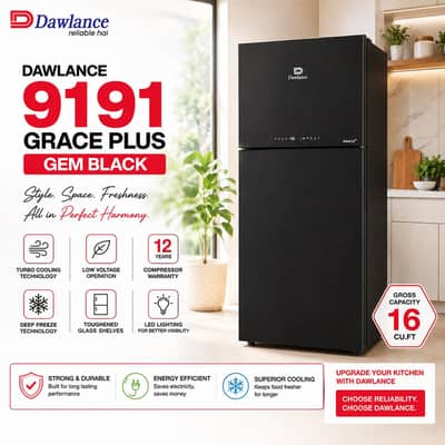 Dawlance Fridge Inverter Graze Plus Glass Touch Screen