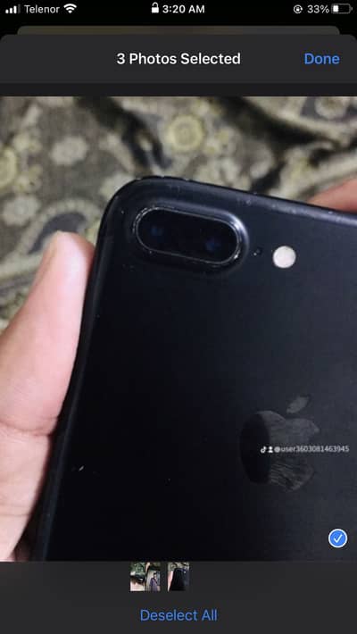 iPhone 7 plus pta aprroved 128 gb