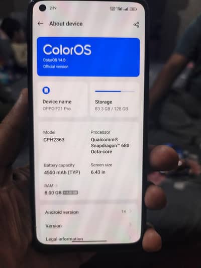 OPPO F21 Pro