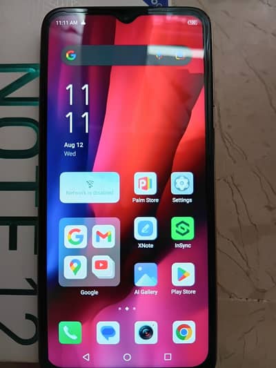 Infinix Note 12 6/128 PTA BOX & CHARGER