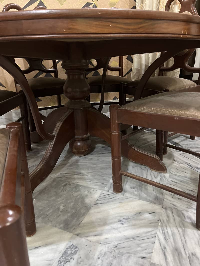 Circle dining table 4