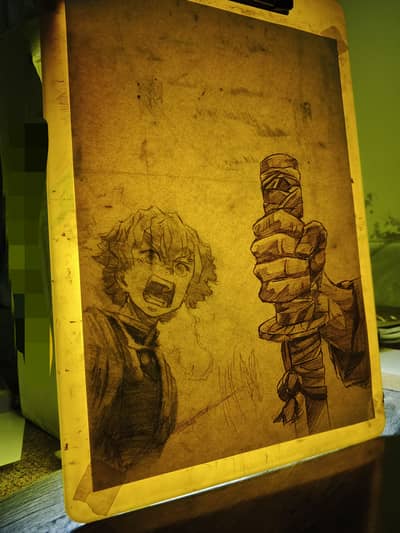 SKETCHES [ANIMES, PORTRAITS, SCALES] +PAPER ART WORKS
