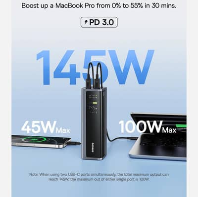 Baseus Powerbank 145w 20800 mah brand new
