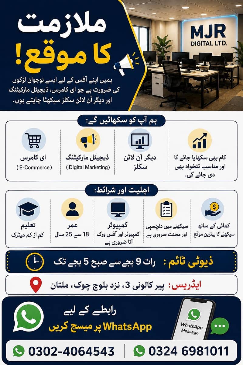 ملازمت کا موقع 0