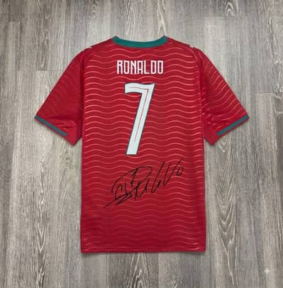 Ronaldo signed shirt on back 2026 world cup