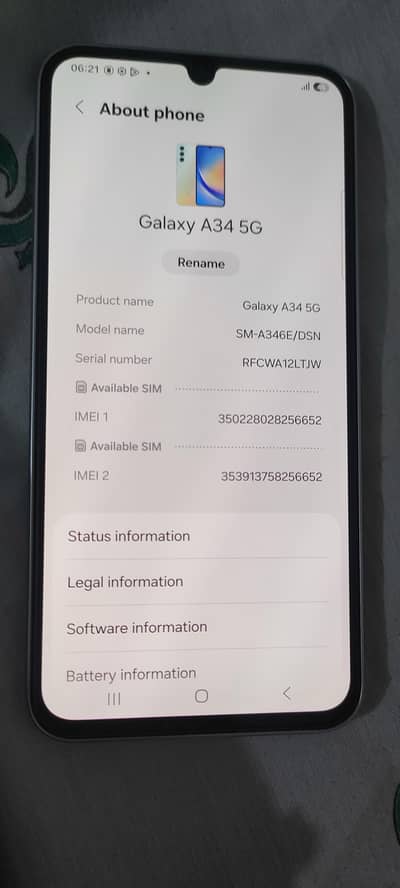 Samsung Mobile A34 5G