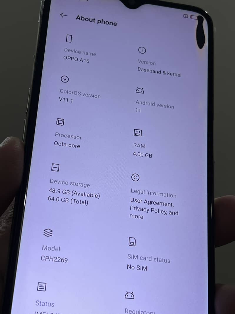 OPPO A16 7