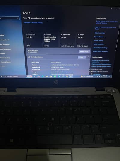 HP Elitebook 820 i5 gen4