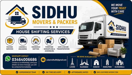 Movers and Packers house shifting services