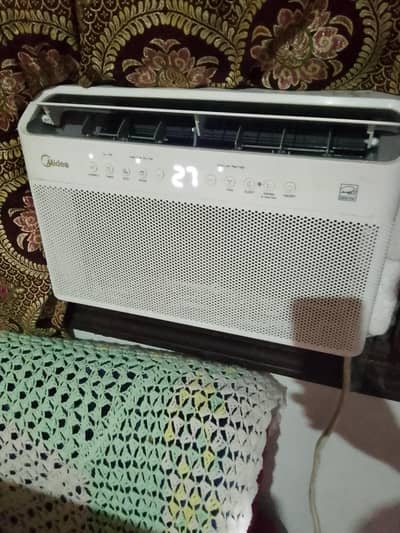 midea 1 ton ac 12000 btu 10 by 10 condition kam voltage pe bi easily