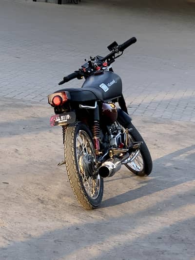 zxmko 70cc bike pora convert hoa hai cafe racer ko. . .