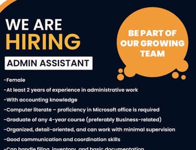 Admin assistant