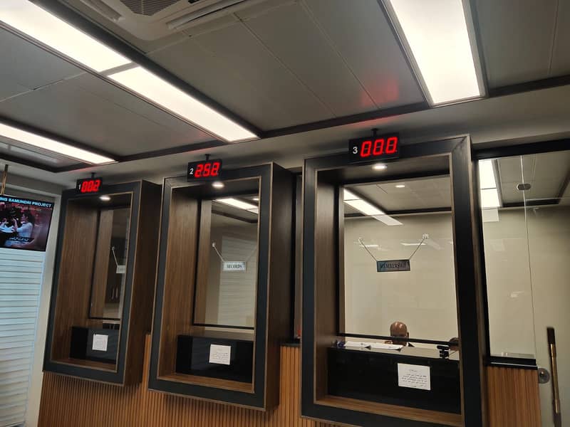 Queue management system/qmatic/token system 6