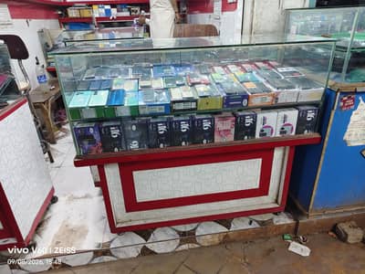  4 Feet Mobile Shop Display Counter For Sale