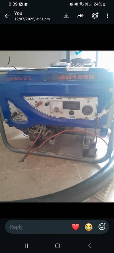 urgent generator for sell