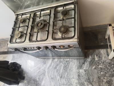 5 burner cooking range for sale
