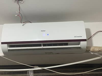 Haier AC used 2 mant oregnal gas and paip 10 %10 PRICE 90 K 0335583926